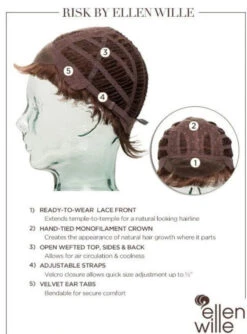 Ellen Wille Risk -Pruik Verkoop ellen wille risk 4