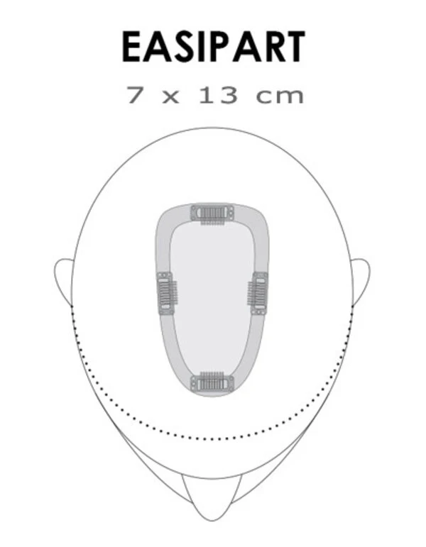 Jon Renau Easipart 18" Echt Haar 11 Jon Renau Easipart 18" Echt Haar - Afbeelding 9
